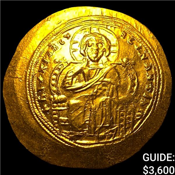 Byzantine Constantine IX 1042-1055 Gold Nomisma