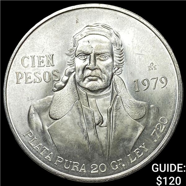 1979 Mexico Silver 100 Pesos
