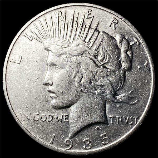 1935-S Silver Peace Dollar CLOSELY  UNCIRCULATED