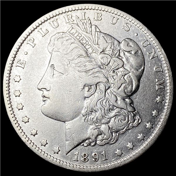 1891-O Silver Morgan Dollar LIGHTLY  CIRCULATED