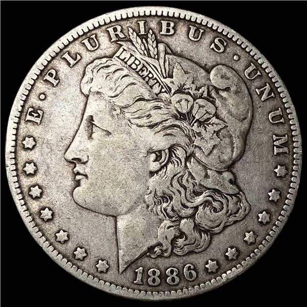 1886-O Silver Morgan Dollar ABOUT  UNCIRCULATED