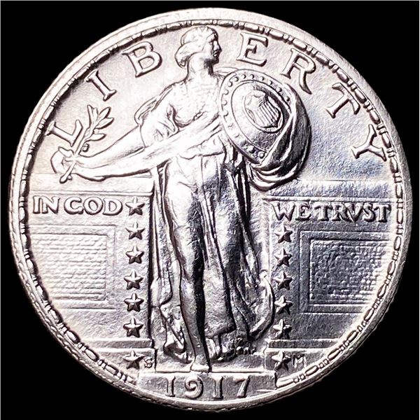 1917-S Type 2 Standing Liberty Quarter CLOSELY UNCIRCULATED