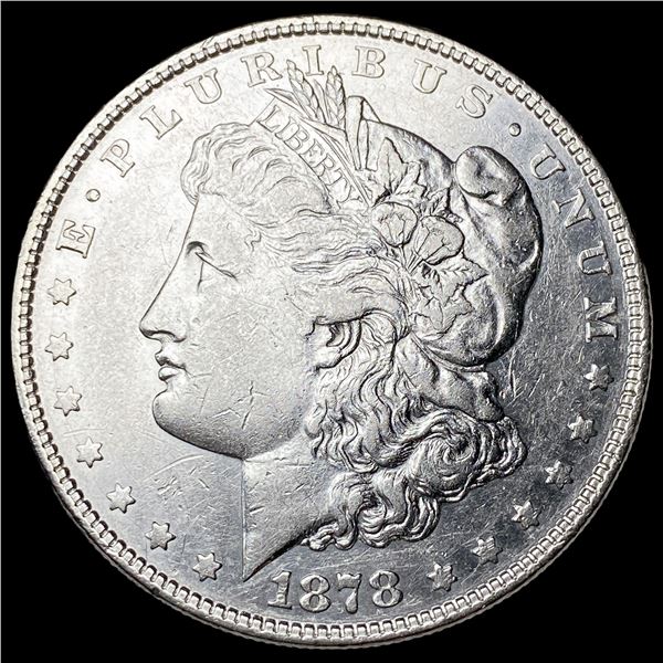 1878 8TF Silver Morgan Dollar CLOSELY UNCIRCULATED