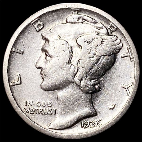 1926-S Silver Mercury Dime NEARLY  UNCIRCULATED