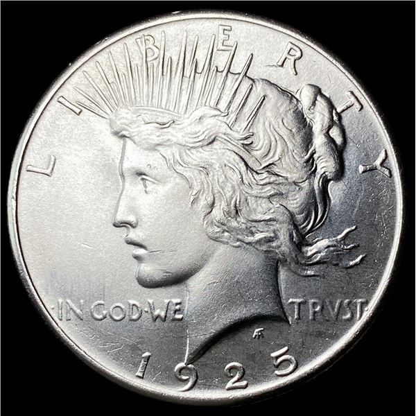 1925 Silver Peace Dollar CHOICE BU
