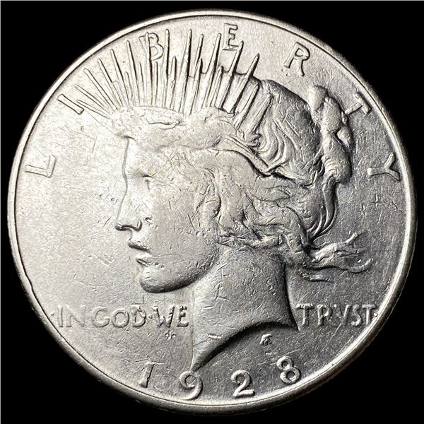 1928-S Peace Silver Dollar ABOUT UNCIRCULATED