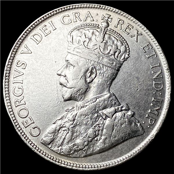1917 Canada Silver 50 Cents CLOSELY  UNCIRCULATED