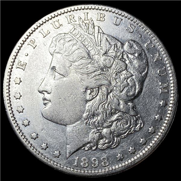 1898-S Silver Morgan Dollar ABOUT  UNCIRCULATED