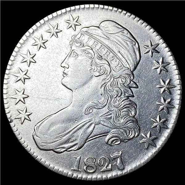1827 Capped Bust Half Dollar CLOSELY  UNCIRCULATED