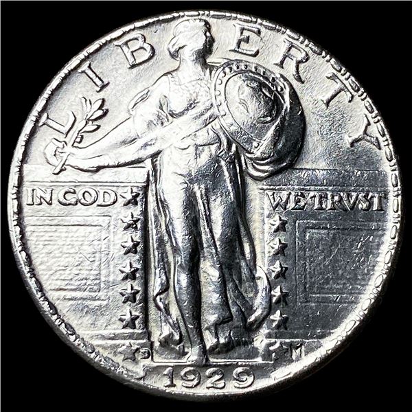1929-D Silver Standing Liberty Quarter  CLOSELY UNCIRCULATED