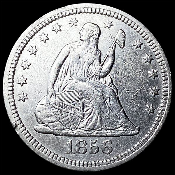 1856 Seated Liberty Quarter CLOSELY  UNCIRCULATED