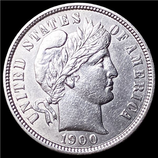 1900 Silver Barber Dime UNCIRCULATED