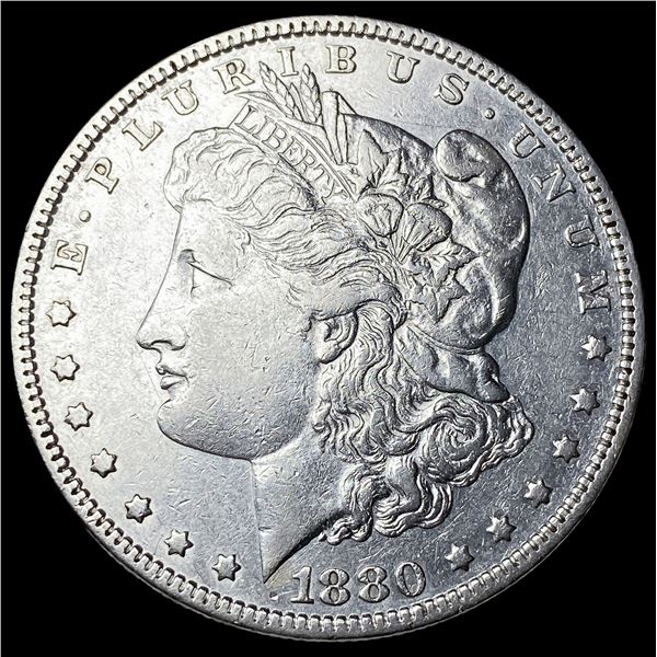 1880 Silver Morgan Dollar NEARLY UNCIRCULATED