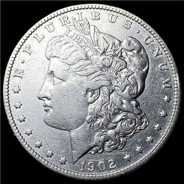 1902 Silver Morgan Dollar NEARLY UNCIRCULATED