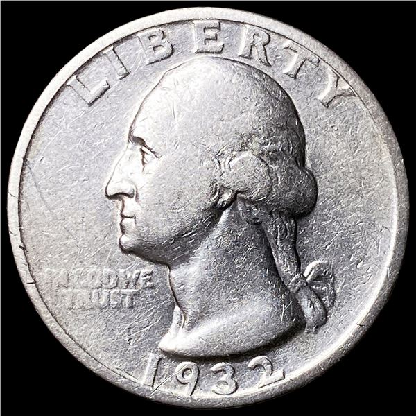 1932-S Washington Silver Quarter LIGHTLY CIRCULATED