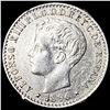 Image 1 : 1896 Puerto Rico Silver 10 Centavos HIGH GRADE