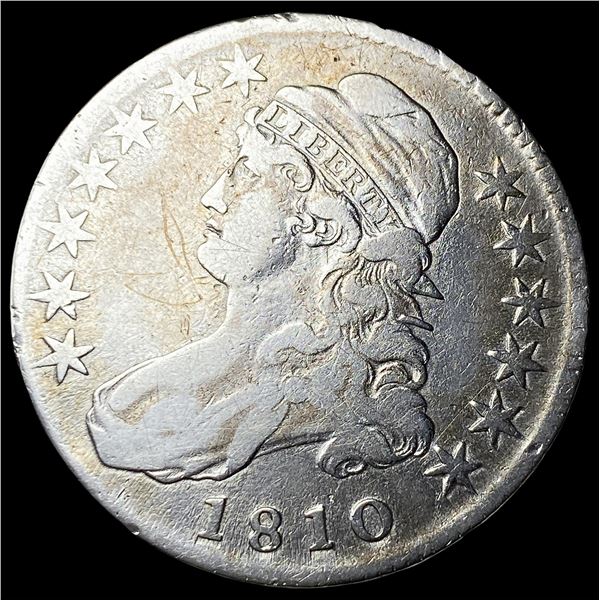 1810 Capped Bust Half Dollar LIGHTLY  CIRCULATED