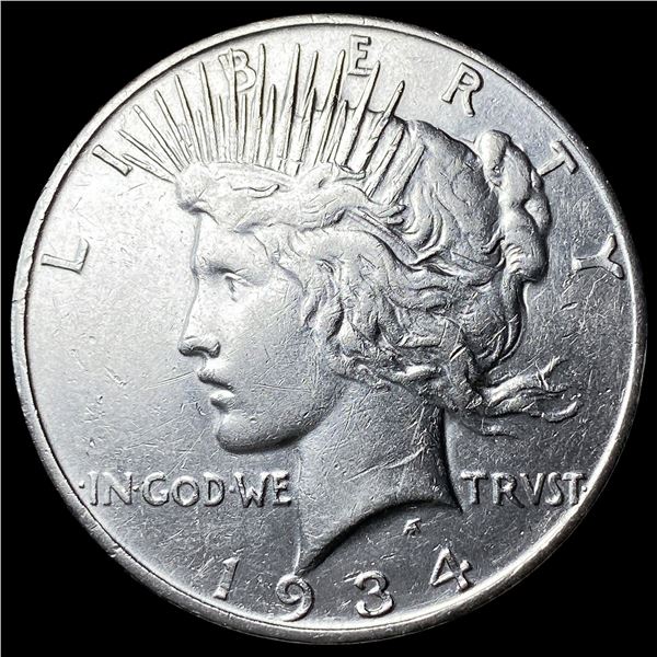 1934-D Silver Peace Dollar CLOSELY UNCIRCULATED