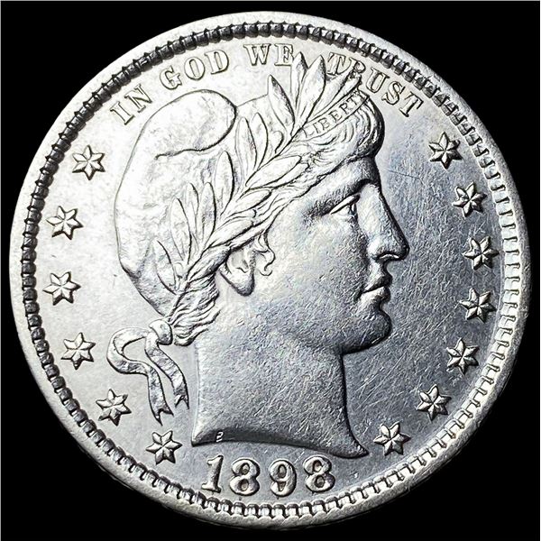 1898 Silver Barber Quarter UNCIRCULATED