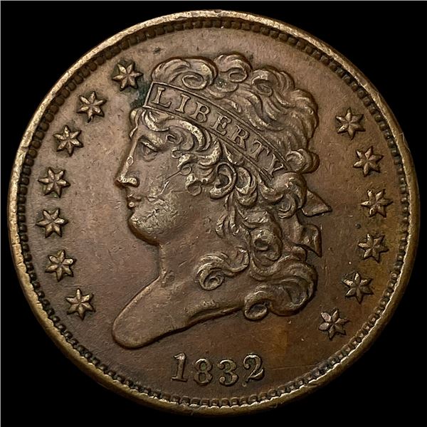1832 Classic Head Half Cent LIGHTLY  CIRCULATED