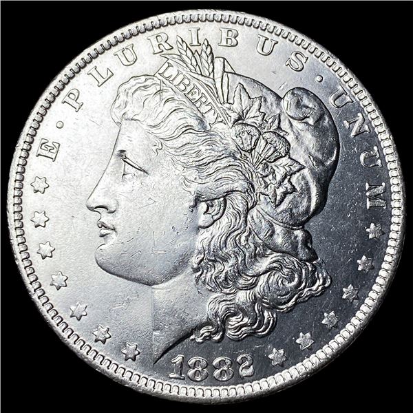 1882-O/S Silver Morgan Dollar ABOUT UNCIRCULATED