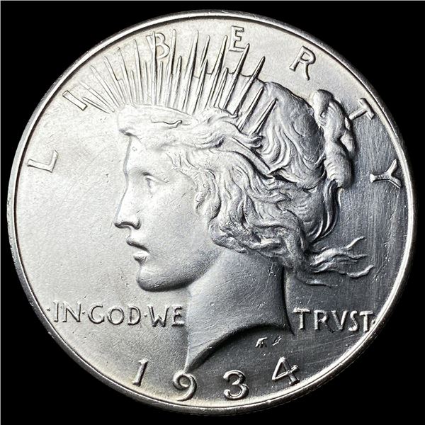 1934-D Silver Peace Dollar CLOSELY UNCIRCULATED