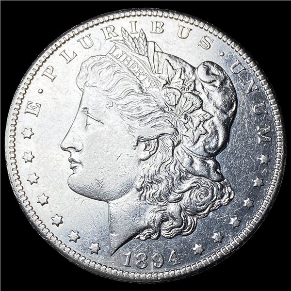 1894-S Silver Morgan Dollar ABOUT  UNCIRCULATED