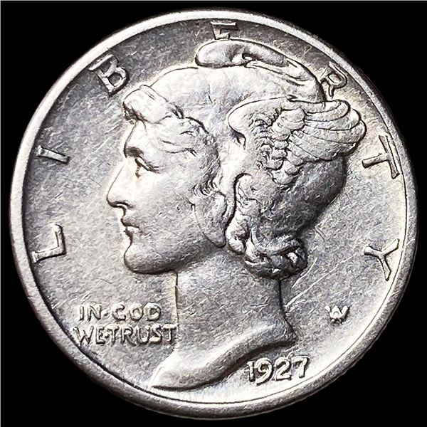 1927-D Silver Mercury Dime CLOSELY  UNCIRCULATED
