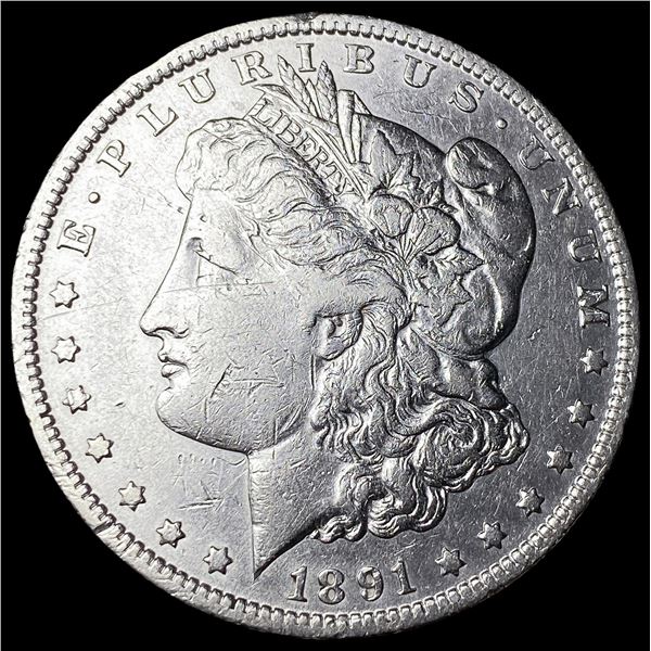 1891-O Silver Morgan Dollar CLOSELY  UNCIRCULATED