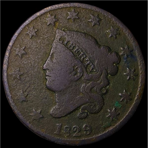 1829 Coronet Head Large Cent LIGHTLY  CIRCULATED