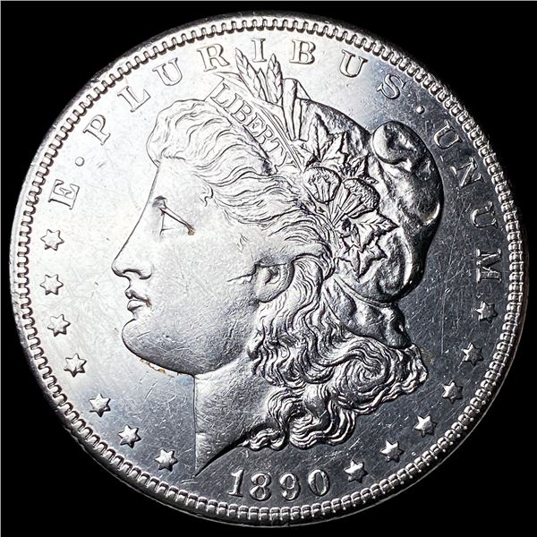 1890-CC Morgan Silver Dollar CLOSELY  UNCIRCULATED