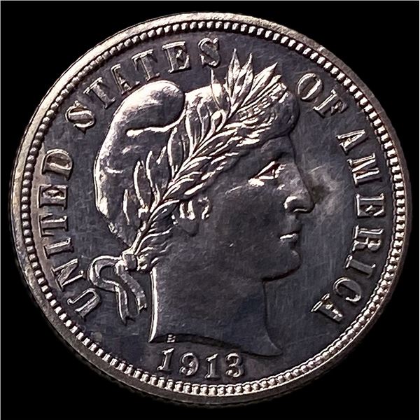 1913 Silver Barber Dime GEM PROOF