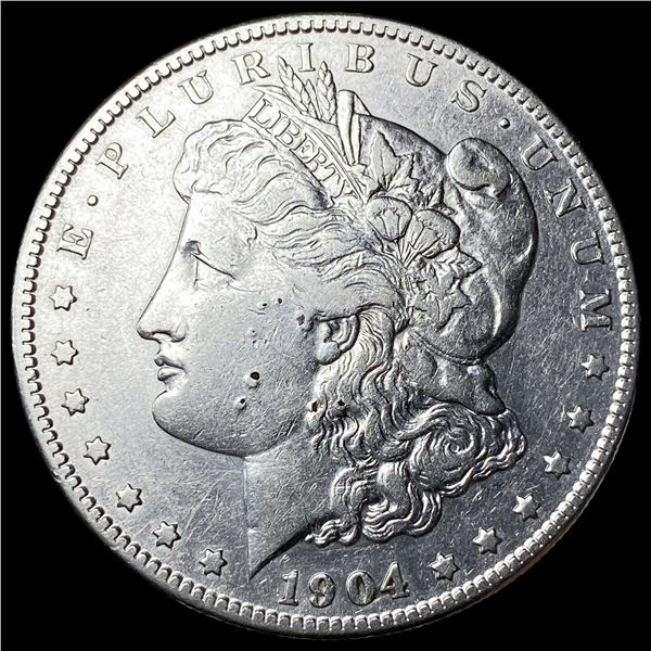 1904-S Silver Morgan Dollar NEARLY  UNCIRCULATED