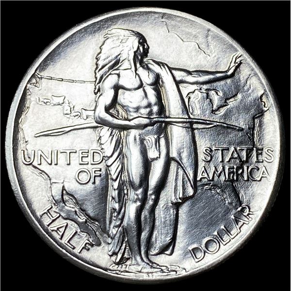 1926 Silver Oregon Trail Half Dollar CLOSELY  UNCIRCULATED