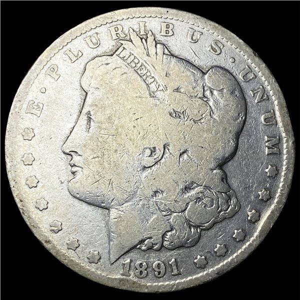 1891-CC Silver Morgan Dollar NICELY CIRCULATED