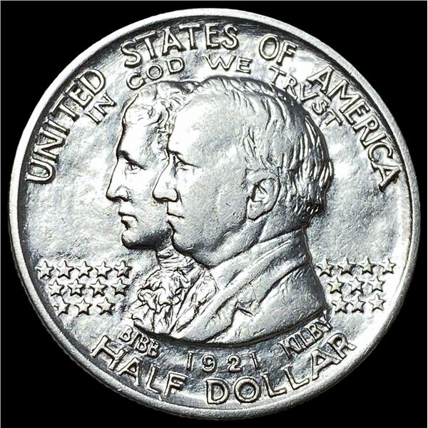 1921 Silver Alabama Half Dollar CLOSELY UNCIRCULATED