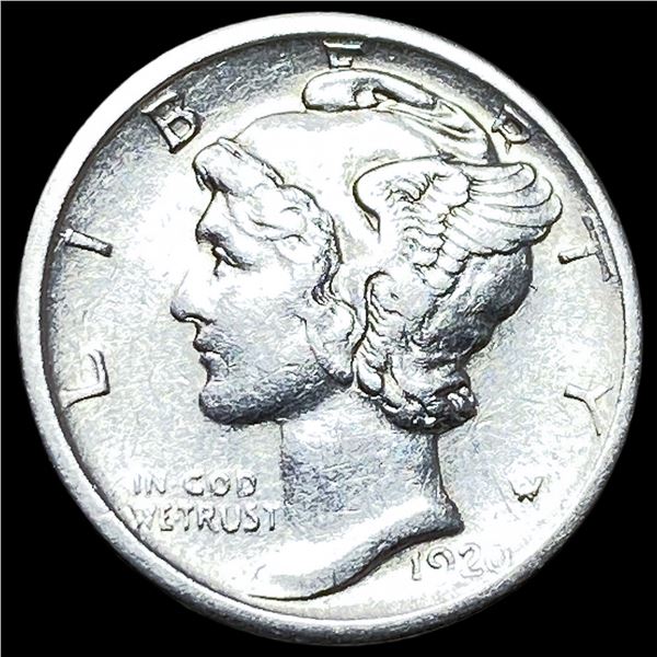1920-D Silver Mercury Dime CLOSELY UNCIRCULATED