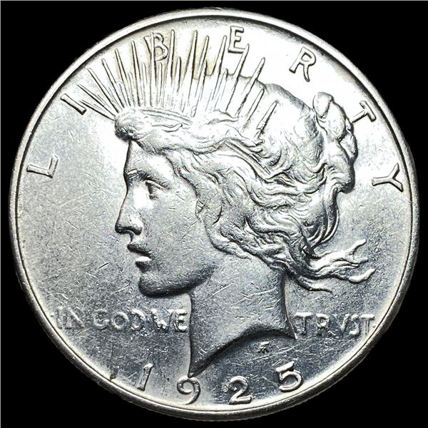 1925-S Silver Peace Dollar CLOSELY  UNCIRCULATED