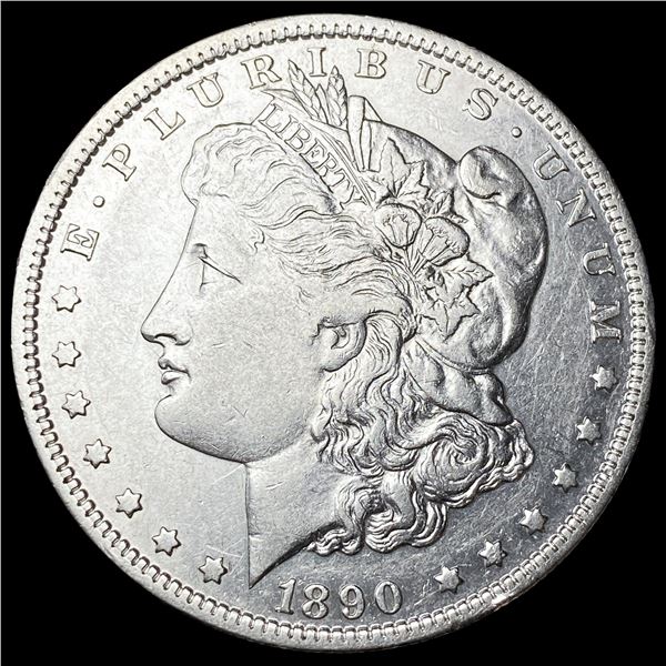 1890-O Silver Morgan Dollar NEARLY  UNCIRCULATED