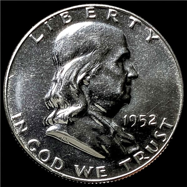 1952 Silver Half Dollar Franklin GEM PROOF