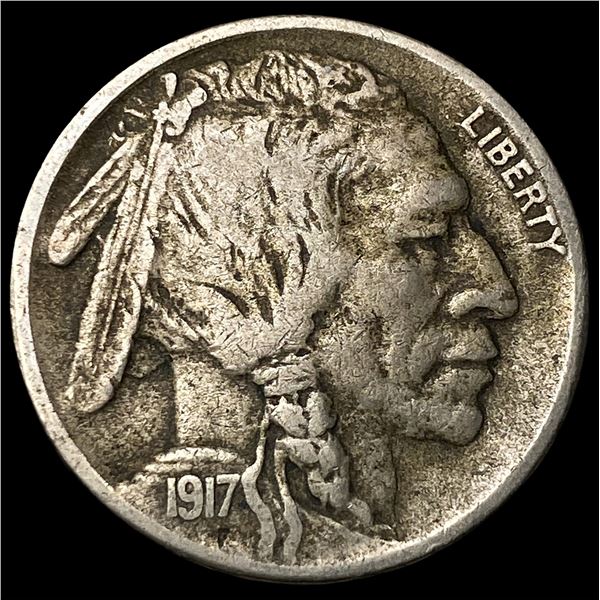 1917-S Buffalo Nickel NEARLY UNCIRCULATED