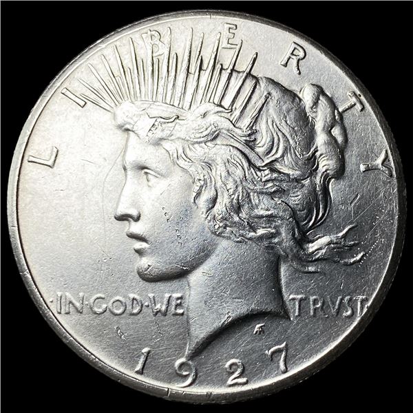 1927 Silver Peace Dollar CLOSELY UNCIRCULATED