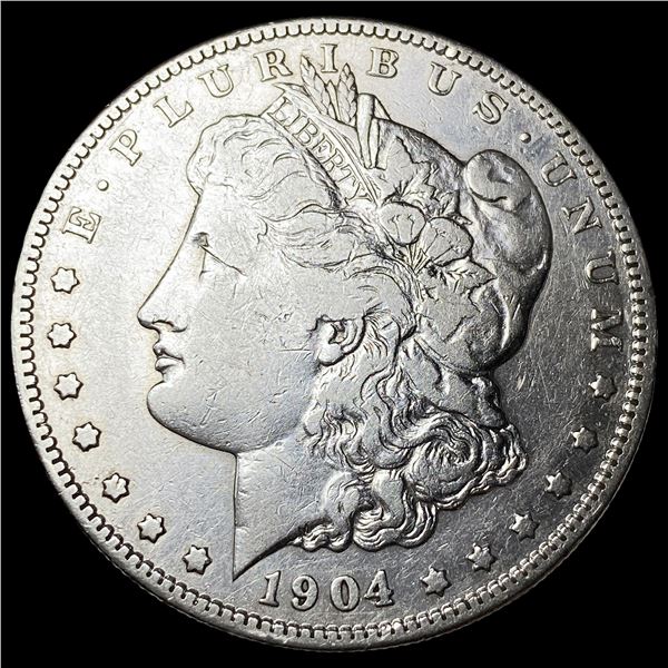 1904-S Silver Morgan Dollar LIGHTLY  CIRCULATED