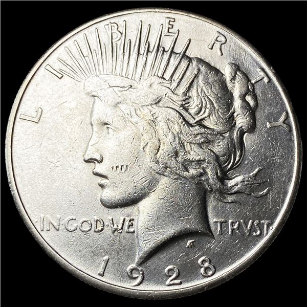 1928-S Silver Peace Dollar CLOSELY  UNCIRCULATED