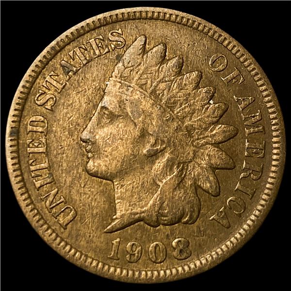 1908-S Indian Head Cent ABOUT UNCIRCULATED