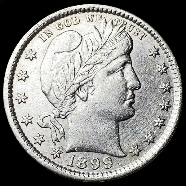 1899 Silver Barber Quarter CLOSELY  UNCIRCULATED