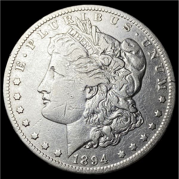 1894-O Silver Morgan Dollar LIGHTLY  CIRCULATED