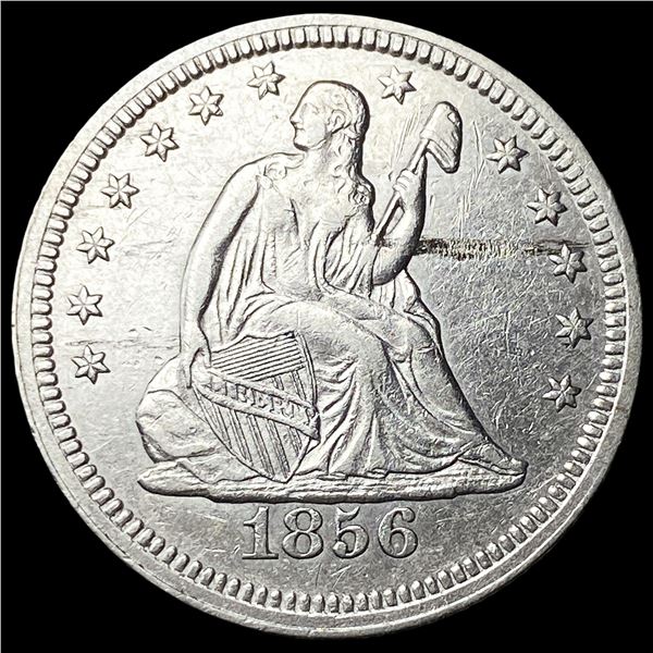 1856 Seated Liberty Quarter CLOSELY  UNCIRCULATED