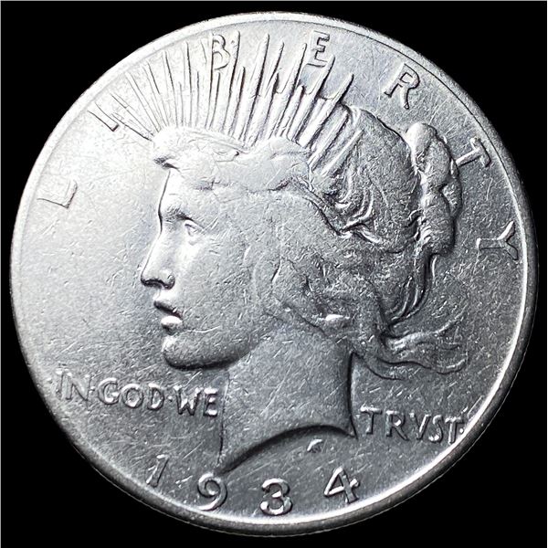 1934-S Peace Silver Dollar LIGHTLY CIRCULATED