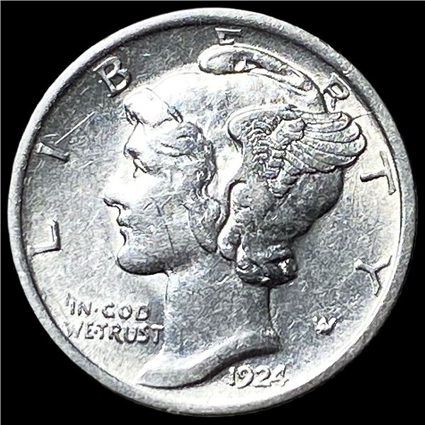 1924 Silver Mercury Dime UNCIRCULATED